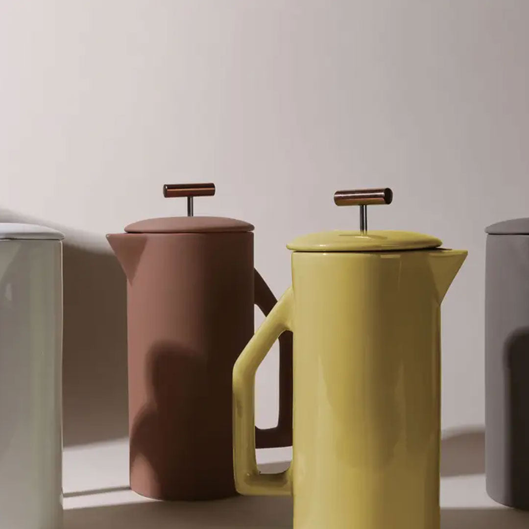 YIELD Sand Ceramic French Press